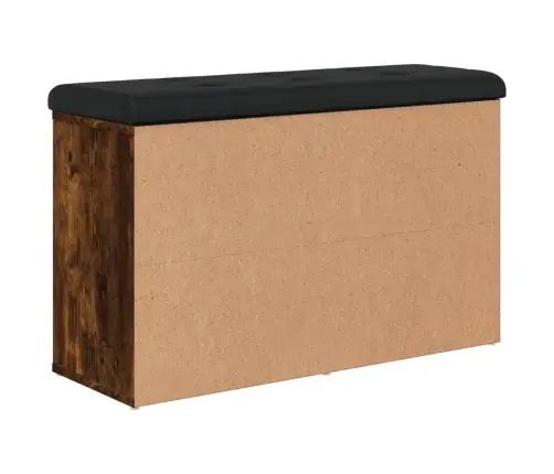 Batų Suoliukas, Dūminio Ąžuolo, 82X32X50cm Apdirbta Mediena