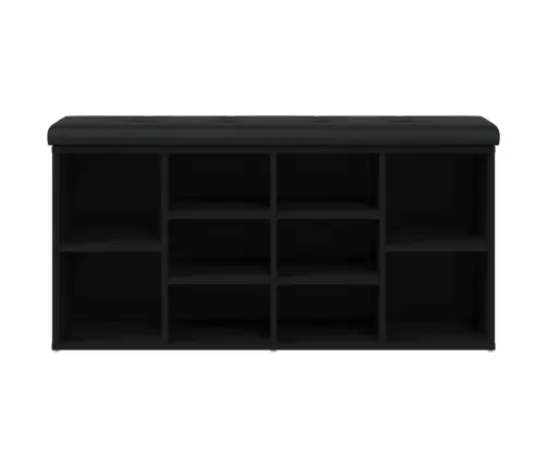 Jalatsipink, Must, 102 X 32 X 50 cm Tehispuit