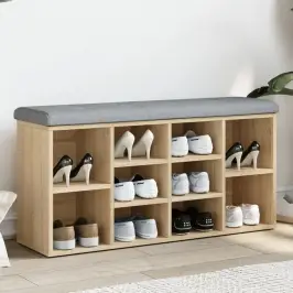 Apavu Skapītis, Ozolkoka Krāsa, 102X32X50 Cm, Inženierijas Koks Vidaxl