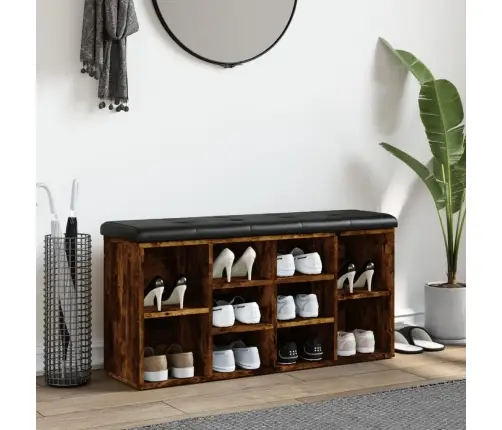 Apavu Skapītis, Koka Krāsa, 102X32X50 Cm, Inženierijas Koks Vidaxl