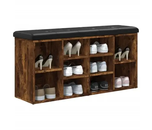 Apavu Skapītis, Koka Krāsa, 102X32X50 Cm, Inženierijas Koks Vidaxl