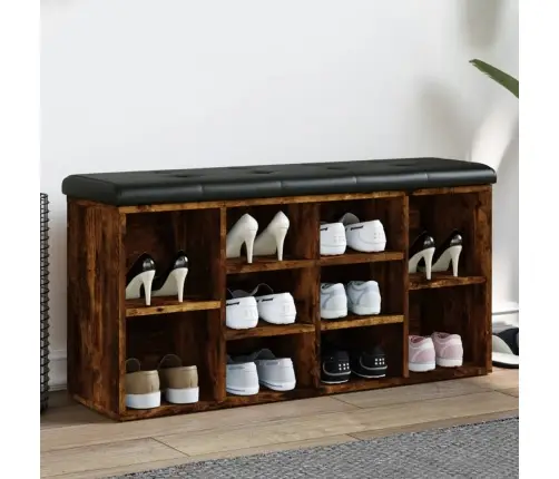 Apavu Skapītis, Koka Krāsa, 102X32X50 Cm, Inženierijas Koks Vidaxl