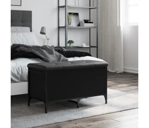 Hoiupink, Must, 82 X 42 X 45 cm Tehispuit