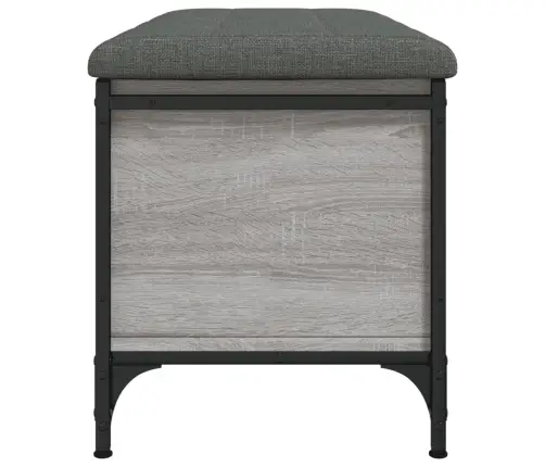 Suoliukas-Daiktadėžė, Pilkas, 82X42X45cm Apdirbta Mediena