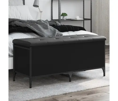 Hoiupink, Must, 102 X 42 X 45 cm Tehispuit