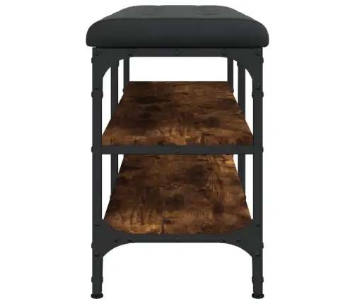 Batų Suoliukas, Dūminio Ąžuolo, 82X32X47cm Apdirbta Mediena