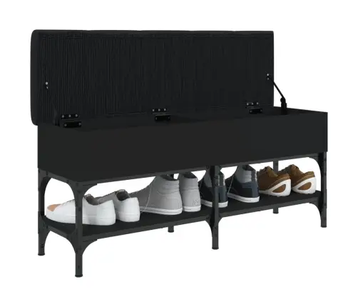 Jalatsipink, Must, 102 X 32 X 45 cm Tehispuit