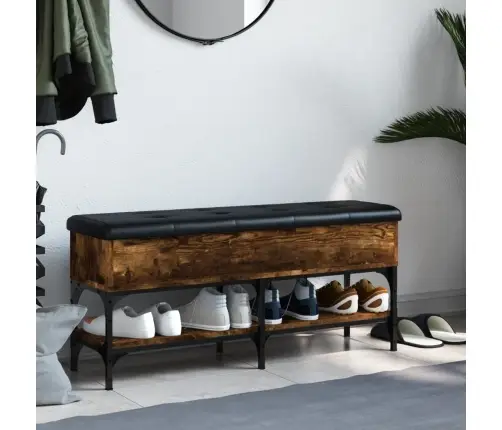 Apavu Skapītis, Koka Krāsa, 102X32X45 Cm, Inženierijas Koks Vidaxl