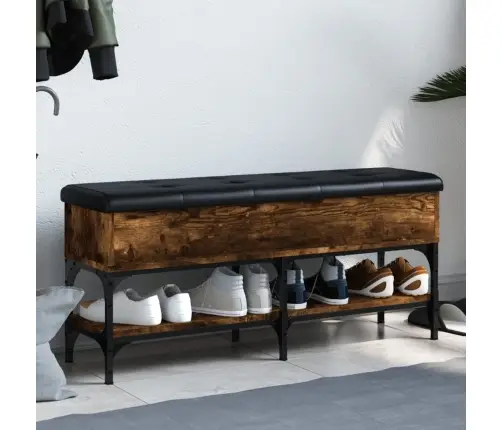 Apavu Skapītis, Koka Krāsa, 102X32X45 Cm, Inženierijas Koks Vidaxl