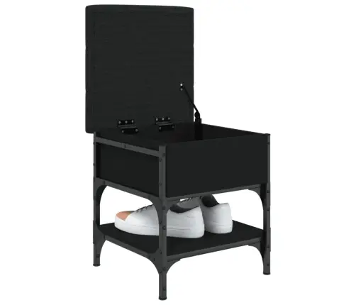 Apavu Skapītis, Melns, 42X42X45 Cm, Inženierijas Koks Vidaxl