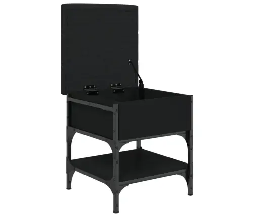 Apavu Skapītis, Melns, 42X42X45 Cm, Inženierijas Koks Vidaxl