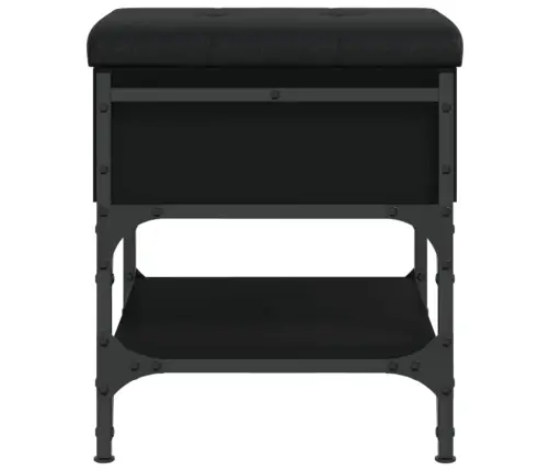 Apavu Skapītis, Melns, 42X42X45 Cm, Inženierijas Koks Vidaxl