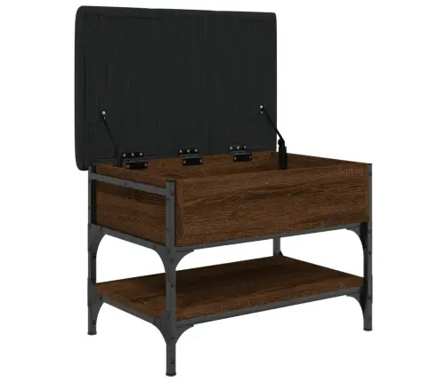 Batų Suoliukas, Rudas Ąžuolo, 62X42X45cm Apdirbta Mediena