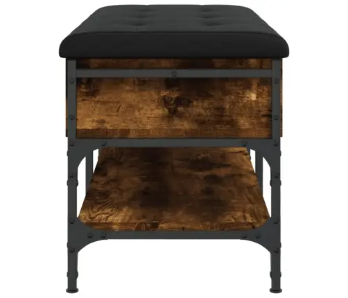 Batų Suoliukas, Dūminio Ąžuolo, 82X42X45cm Apdirbta Mediena