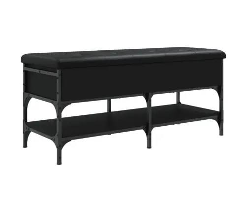 Apavu Skapītis, Melns, 102X42X45 Cm, Inženierijas Koks Vidaxl