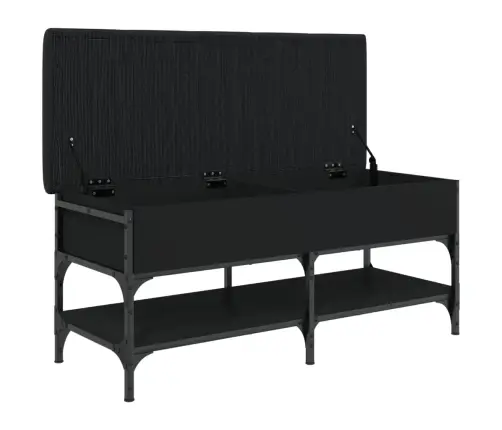 Apavu Skapītis, Melns, 102X42X45 Cm, Inženierijas Koks Vidaxl