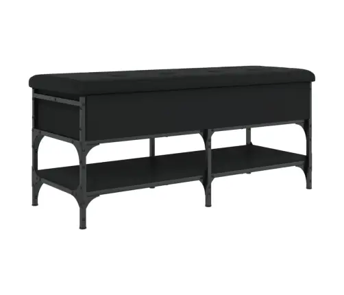 Apavu Skapītis, Melns, 102X42X45 Cm, Inženierijas Koks Vidaxl