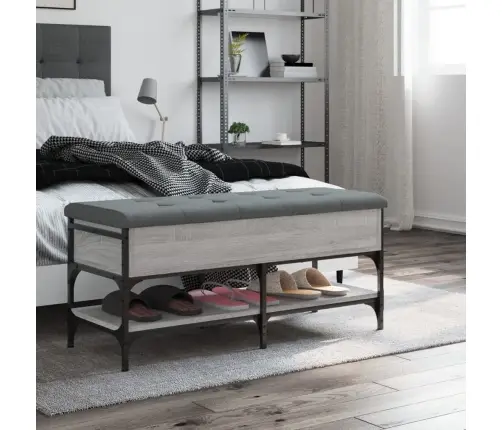 Apavu Skapītis, Pelēks, 102X42X45 Cm, Inženierijas Koks Vidaxl