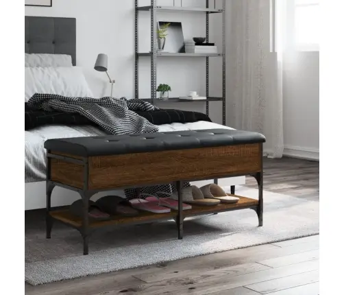 Apavu Skapītis, Brūns, 102X42X45 Cm, Inženierijas Koks Vidaxl