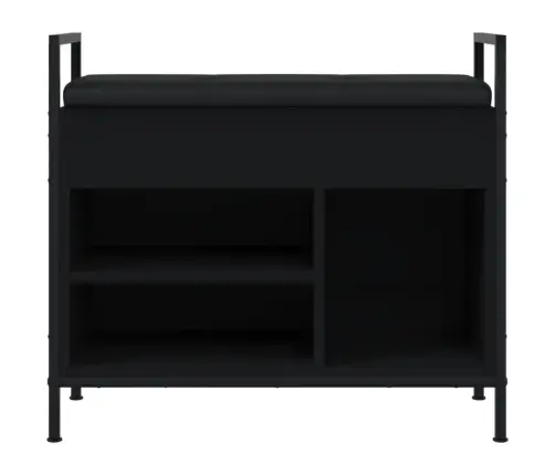 Jalatsipink, Must, 65,5 X 32 X 57,5 cm Tehispuit