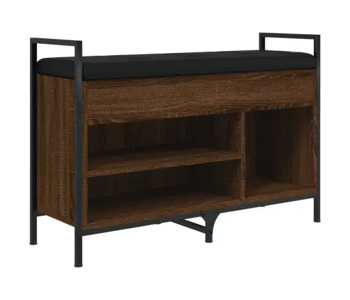 Batų Suoliukas, Rudas Ąžuolo, 85,5X32X57,5cm Apdirbta Mediena