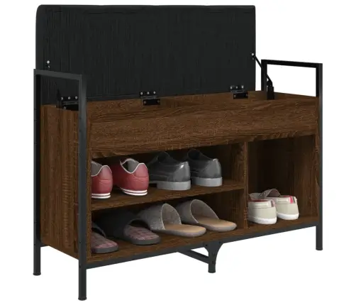 Batų Suoliukas, Rudas Ąžuolo, 85,5X32X57,5cm Apdirbta Mediena