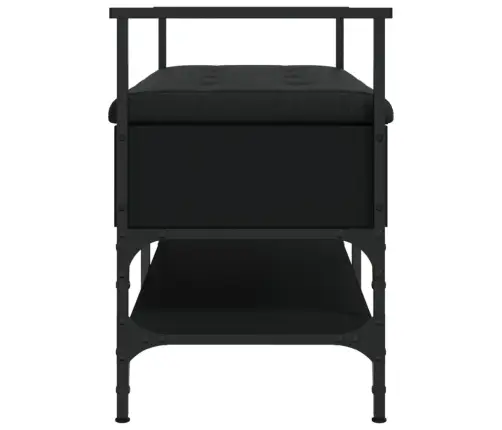 Jalatsipink, Must, 85,5 X 42 X 57,5 cm Tehispuit