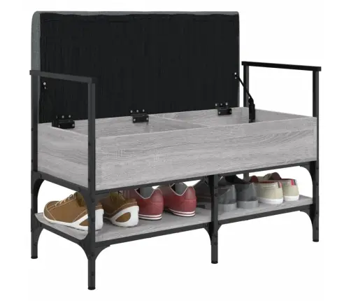 Apavu Skapītis, Pelēks, 85,5X42X57,5 Cm, Inženierijas Koks Vidaxl