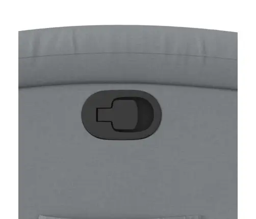 Atpūtas Krēsls, Paceļams, Atgāžams, Gaiši Pelēks Audums Vidaxl