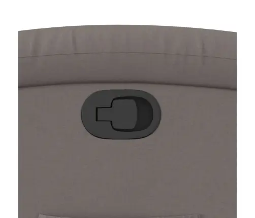 Atsistojantis Atlošiamas Krėslas, Taupe Spalvos, Audinys