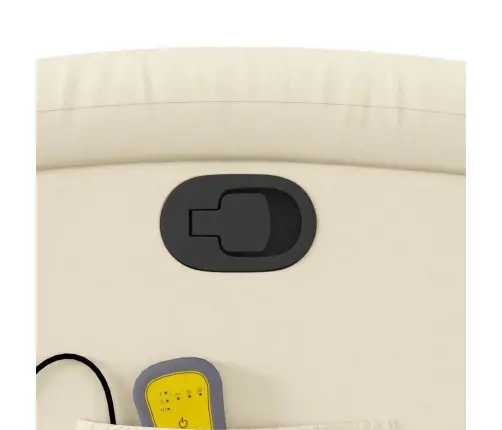 Püsti Tõusmist Toetav Massaažitool, Kreemjas, Kangas