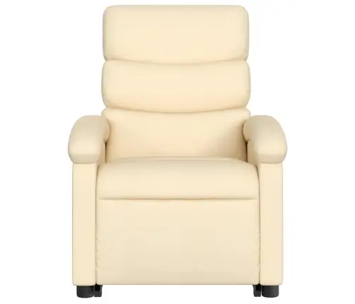 Püsti Tõusmist Toetav Massaažitool, Kreemjas, Kangas