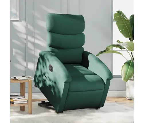 Elektriline Püstitõusmist Toetav Tugitool, Tumeroheline, Kangas