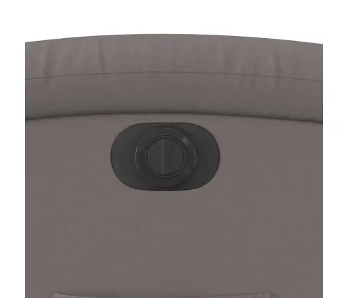 Elektrisks Atpūtas Krēsls, Paceļams/Atgāžams, Pelēkbrūns Audums Vidaxl