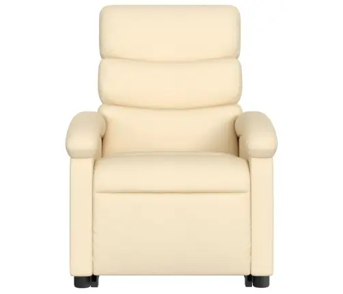 Elektriline Püsti Tõusmist Toetav Massaažitool Kreemjas, Kangas