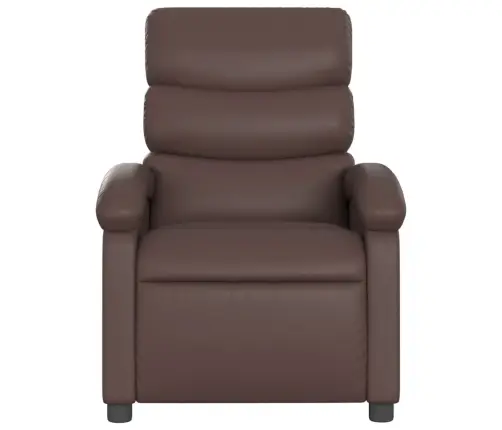 Elektrisks Masāžas Krēsls, Atgāžams, Brūna Mākslīgā Āda Vidaxl