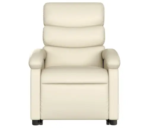 Püsti Tõusmist Toetav Tugitool, Kreemjas, Kunstnahk