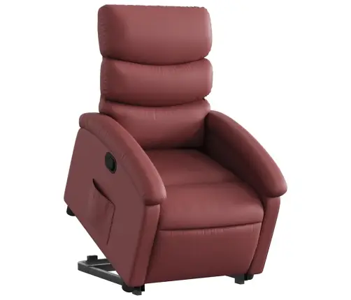 Atpūtas Krēsls, Paceļams, Atgāžams, Vīnsarkana Mākslīgā Āda Vidaxl
