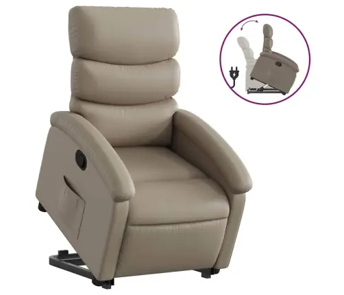 Püstitõusmist Toetav Tugitool, Cappuccino, Kunstnahk