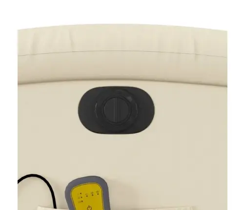 Elektrisks Masāžas Krēsls, Paceļams, Krēmkrāsas Mākslīgā Āda Vidaxl Elektrisks Masāžas Krēsls, Paceļams, Krēmkrāsas Mākslīgā Āda Vidaxl