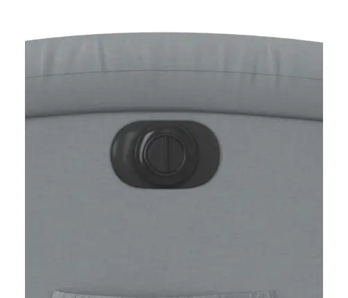 Elektrisks Atpūtas Krēsls, Atgāžams, Gaiši Pelēks Audums Vidaxl