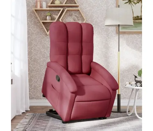 Atsistojantis Atlošiamas Krėslas, Vyno Raudonas, Audinys