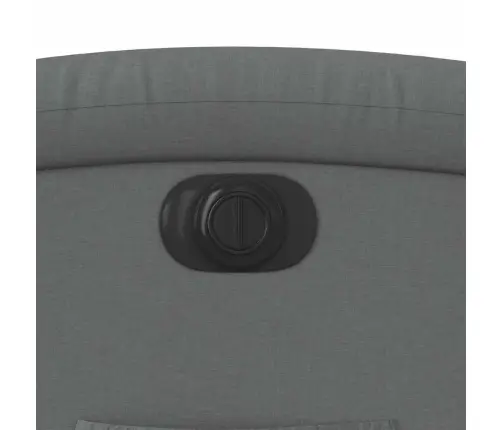 Elektrisks Atpūtas Krēsls, Paceļams, Atgāžams, Pelēks Audums Vidaxl