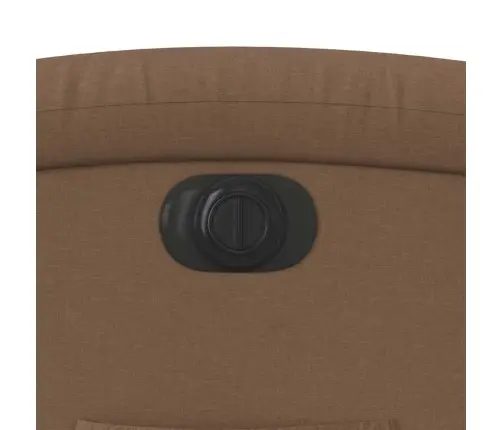 Elektrinis Atsistojantis Atlošiamas Krėslas, Rudas, Audinys