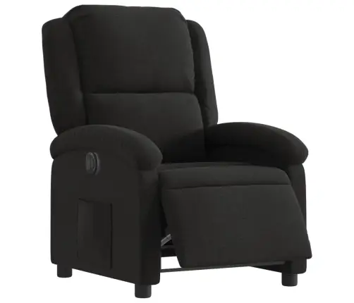 Elektrisks Atpūtas Krēsls, Atgāžams, Melns Audums Vidaxl Elektrisks Atpūtas Krēsls, Atgāžams, Melns Audums Vidaxl