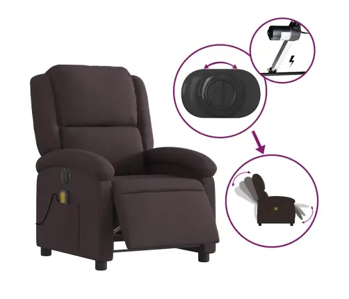 Elektriline Massaažitool, Tumepruun, Kangas