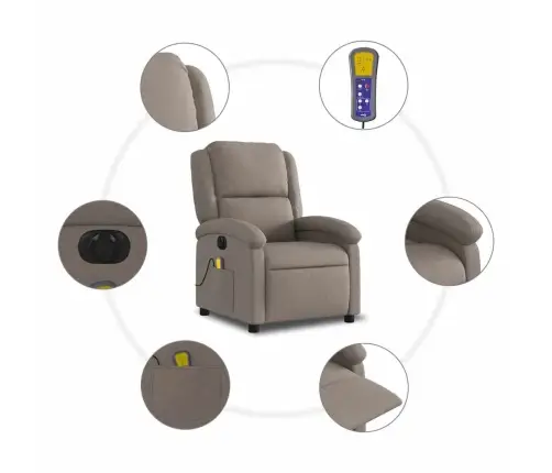 Elektriline Massaažitool, Pruunikashall, Kangas