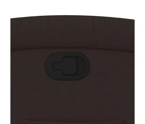 Püsti Tõusmist Toetav Tugitool, Tumepruun, Kangas