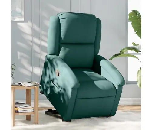 Atsistojantis Atlošiamas Krėslas, Tamsiai Žalias, Audinys