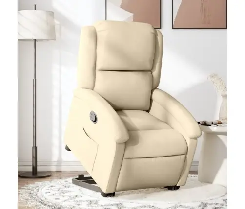 Püsti Tõusmist Toetav Tugitool, Kreemjas, Kangas